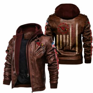 Best Arizona Cardinals Leather Jacket Gift For Fans