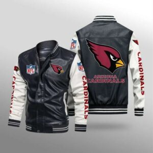 Arizona Cardinals Leather Jacket For Sale