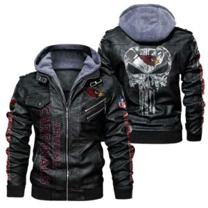 Arizona Cardinals Leather Jacket Best Gift For Fans