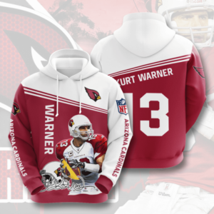 Arizona Cardinals 3D Printed Hooded Pocket Pullover Hoodie For Big Fans