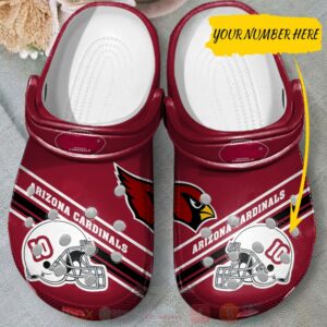 Arizona Cardinals Custom Name Crocband Crocs Clog Shoes